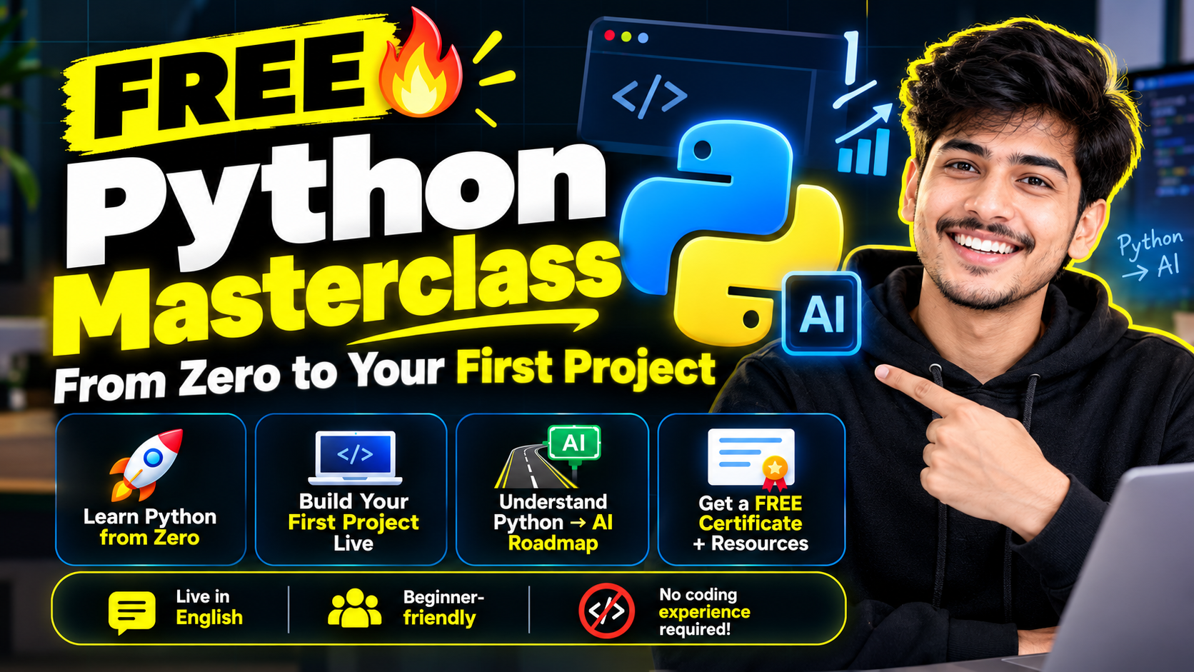 Free Python Masterclass 