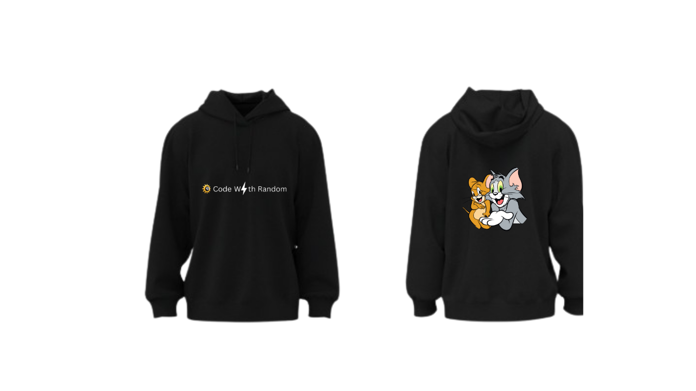 CodeWithRandom Custom Developer Hoodie